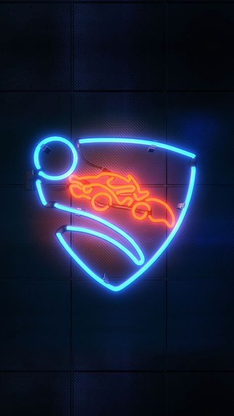 Rocket League Art, Rocket League Wallpaper, Logo Signage, Neon Car, Diy Step By Step, Galaxy Theme, Pattern Quotes, Neon Logo, Rocket League