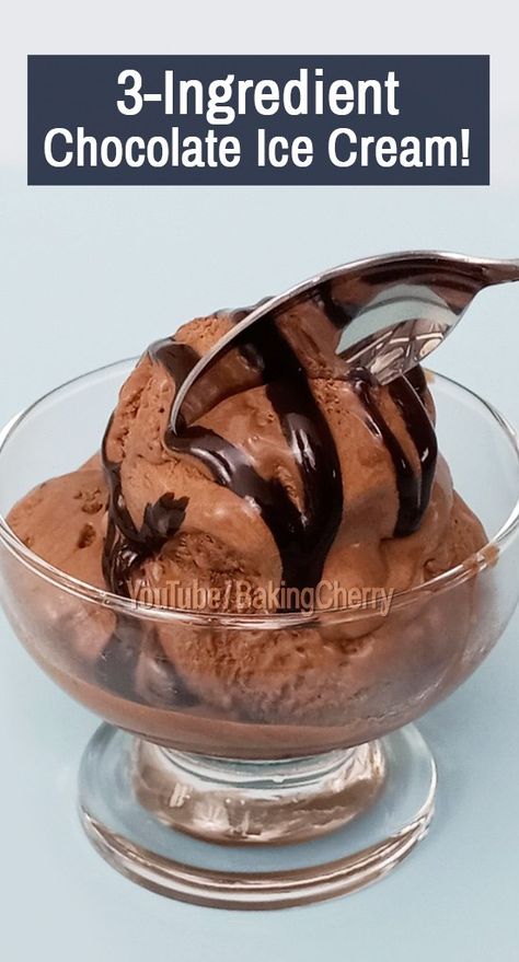 How To Make Chocolate Ice Cream At Home, Home Made Ice Cream Recipes Without Machine, Chocolate Ice Cream Recipe Machine, Ice Cream Ball Recipe, Easy Chocolate Ice Cream Recipe, Chocolate Gelato Recipe, Healthy Chocolate Ice Cream, Quick And Easy Desserts, Easy Ice Cream Recipe Homemade