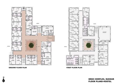 5-Floor Plans – Hostel Hostel Plans, Housing Concept, Dorm Layout, Student Hostel, Site Plan Design, Service Apartment, Hostels Design, Hostel Room, Studio Layout