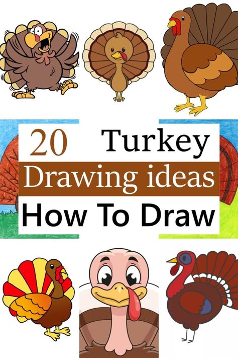 Draw Turkey, Thanksgiving Painted Rocks, Turkey Drawings, Fall Decor Inside, Thanksgiving Drawings, Turkey Drawing, Turkey Cartoon, Catio Ideas, Turkey Painting