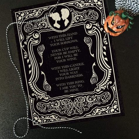 Corpse Bride Wedding Vows, Corpse Bride Vows, Bride Wedding Vows, Bride Vows, Corps Bride, Corpse Bride Wedding, Halloween Themed Wedding, Litho Print, 5x7 Print