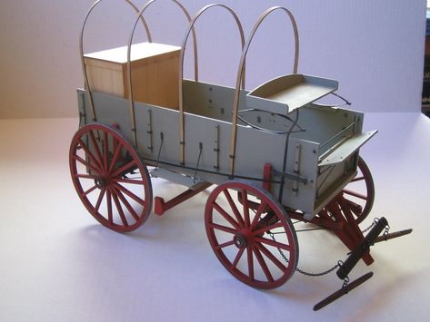 Cowboy Chuck Wagon 1860 - Model Trailways - 1:12 Scale - Non-ship/categorised builds - Model Ship World™ Covered Wagon Project, Camp Kitchen Chuck Box, Miniature Wagon, Wooden Wagon Wheels, Horse Wagon, Wood Wagon, Chuck Box, Horse Drawn Wagon, Cattle Ranch