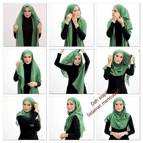 @A L humairah Contemporary Unique Hijab, Hijab Collection, Scarf Tutorial, Hijab Style Casual, Casual Hijab, Muslim Outfits, Fashion Tutorial, Hijab Tutorial, Hijab Outfit