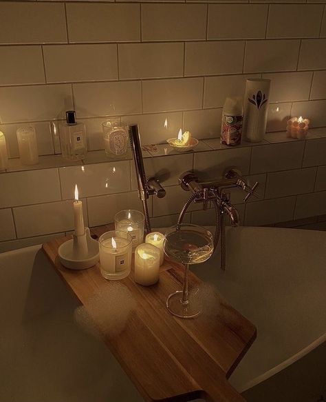 Self Healing Aesthetic Pictures, Bathroom Aesthetic Cozy, December Vision Board, Aesthetic Baths, Cozy Bathroom Aesthetic, December Mood Board, Bath Tub Aesthetic, Aesthetic Soap, Bath Goals