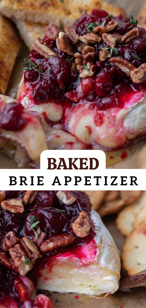 This baked brie is one of the easiest appetizers you will ever make. It is warm, gooey, and pairs well with so many toppings to fit the occasion. Best Baked Brie, Easiest Appetizers, Baked Brie Recipe, Baked Brie Appetizer, Baked Brie Recipes, Spreads Recipes, Batch Recipes, Brie Recipes, Pumpkin Spice Recipe