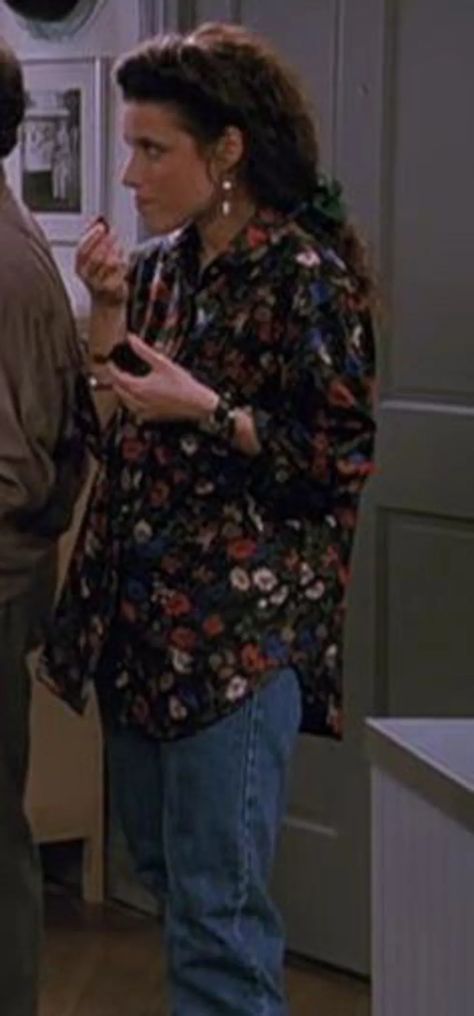 Why Seinfeld's Elaine Benes Is My Style Goddess Elaine Outfits, Seinfeld Elaine, Style For Short Women, Fashion Designer Aesthetics, Elaine Benes, Fashion Editorial Layout, 90s Inspired Outfits, Outfit Layout, 90s Fashion Outfits