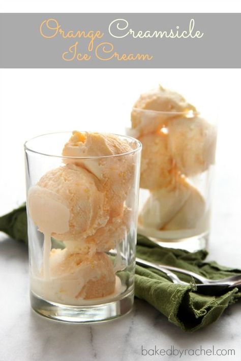 Orange Creamsicle Ice Cream Recipe, Creamsicle Ice Cream Recipe, Orange Creamsicle Ice Cream, Creamsicle Ice Cream, Best Ice Cream Maker, Orange Ice Cream, Home Made Ice Cream, Gelato Recipe, Recipes Ice Cream