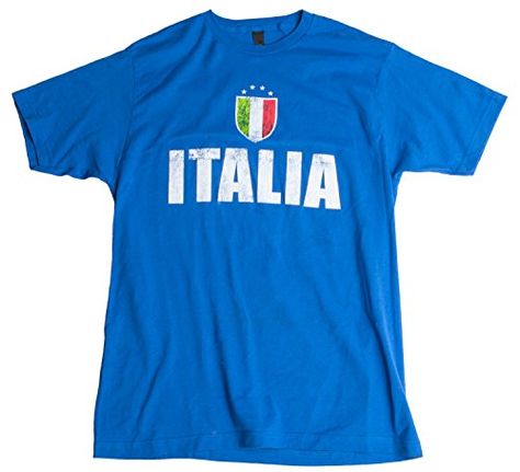 ITALIA | Italy Azzurri Futbol (Italian National Soccer) Vintage-Look T-shirt-Blue-XX-Large Ann Arbor T-shirt Co.   http://www.amazon.com/gp/product/B00J1T2QJE/ref=as_li_qf_sp_asin_il_tl?ie=UTF8&camp=1789&creative=9325&creativeASIN=B00J1T2QJE&linkCode=as2&tag=jondes-20&linkId=EP7GKEPF4S2NIRZX Beer Olympics, Soccer Vintage, Flag Symbol, Shirt Company, T Shirt Company, Ann Arbor, Pride Flag, Unisex Tshirt, Color Print