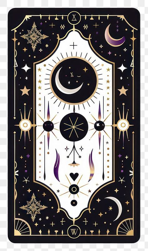 Tarot Vibes Aesthetic, Tarot Cards Back Design, Tarot Card Border Design, Tarot Cards Art Illustration Design, Tarot Illustration Design, Tarot Art Aesthetic, Esoteric Art Mystic, Tarot Template, Design Tarot Cards