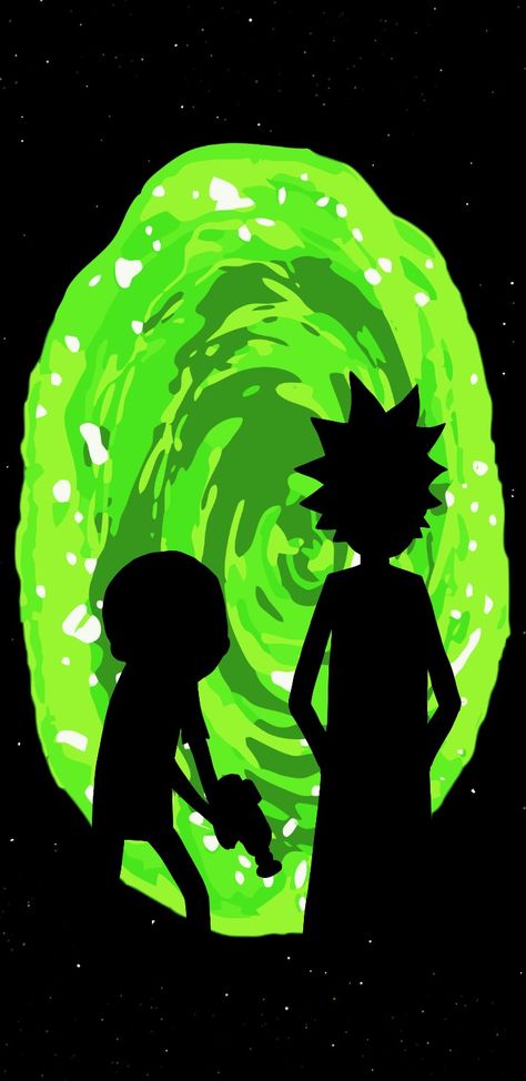 rick and morty standing in front of a portal Rick And Morty Wallpaper Iphone 11, Rick And Morty Wallpapers 4k, Rick And Morty Wallpaper Hd, Ios 16 Wallpaper Rick And Morty, Rick And Morty Dark Wallpaper, Rick And Morty Neon Wallpaper, Rick And Morty Image, Helloween Wallpaper, Hd Phone Wallpapers