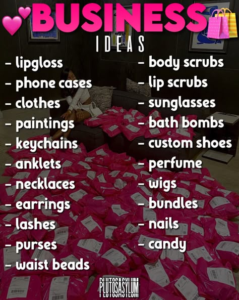 Stuff To Make For Small Business, Women Small Business Ideas, At Home Buissnes Ideas, Things To Sell For A Small Business Baddie, What To Sell Online Ideas Small Businesses, Cool Small Business Ideas, Ideas For A Small Business Products, Vendor Ideas Business, Teenage Small Business Ideas