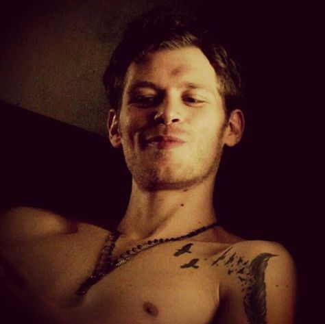 Joseph Morgan tattoo. Love a few tattoos on a guy Joseph Morgan Tattoo, Morgan Tattoo, Joseph Morgan, Klaus Mikaelson, Triangle Tattoo, Tattoos