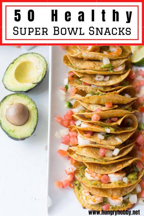 50 gluten free Superbowl snacks! So many options to choose from! #superbowl #snacks #glutenfree #dips #meat #vegetarian Healthy Super Bowl Snacks, Appetizers Finger Foods, Dips Appetizers, Shrimp Tacos Easy, Baked Coconut Shrimp, Creamy Chipotle Sauce, Baked Coconut, Spicy Shrimp Tacos, Healthy Superbowl