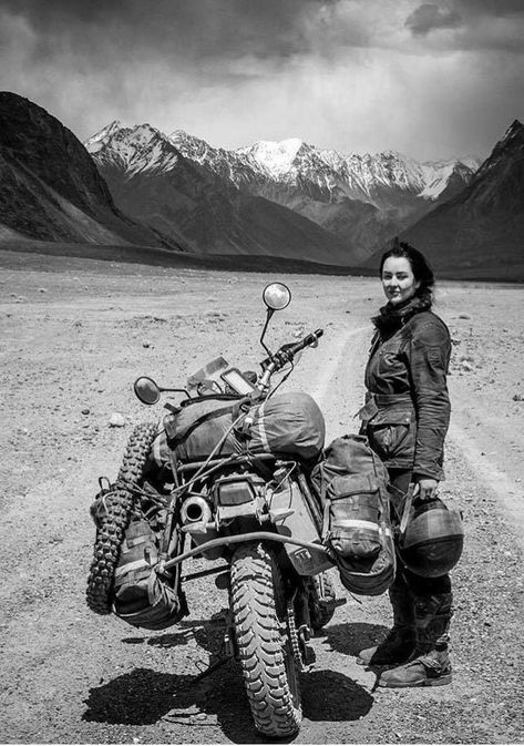 Taking the road less traveled. Himalayan Royal Enfield, Motorcycle Adventure Travel, Adventure Bike Motorcycles, Enfield Himalayan, Мотоциклы Cafe Racers, Enduro Motorcycle, Uk Tour, Motorcycle Camping, Moto Vintage