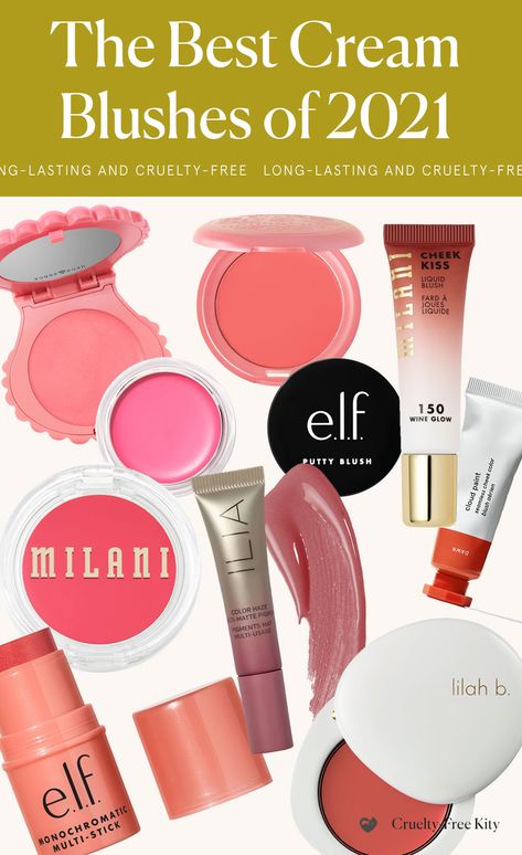 The Best Cream Blushes of 2021 (Long-Lasting, Cruelty-Free) Best Cheap Blush, Best Drugstore Cream Blush, Best Drugstore Blush For Fair Skin, Drugstore Cream Blush, Best Blush For Fair Skin, Cream Blush How To Apply, Blush Brands, Affordable Blush, Best Cream Blush