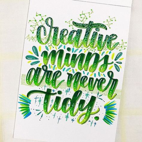 creativity - handlettering spruch brushlettering Watercolor Calligraphy Quotes, Hand Lettering 101, Hand Lettering Design, Calligraphy Quotes Doodles, Brush Lettering Quotes, Calligraphy Doodles, Calligraphy Drawing, Artsy Design, Hand Lettering Inspiration