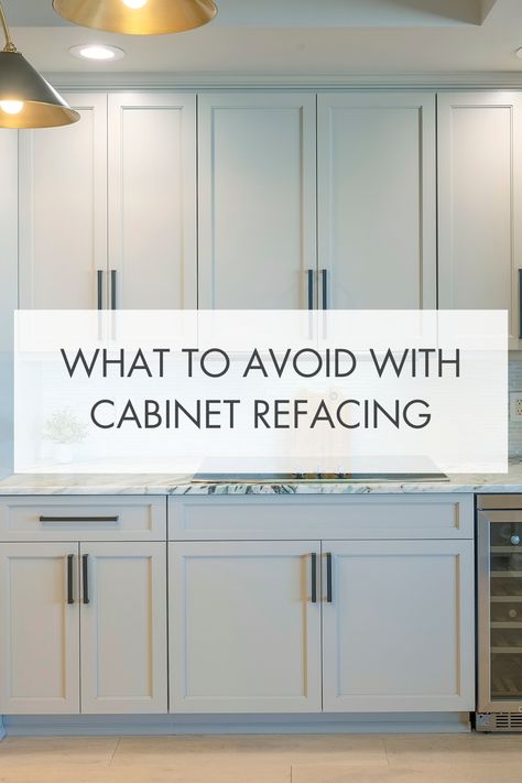 What To Avoid With Cabinet Refacing Diy Reface Kitchen Cabinets, Refacing Cabinets Before And After, Kitchen Cabinet Refinishing, Replacing Cabinet Doors Before And After, Refacing Kitchen Cabinets Before After, Resurfaced Kitchen Cabinets, Refinish Cabinets Kitchen, New Cabinet Doors On Old Cabinets, Cabinet Refacing Before And After