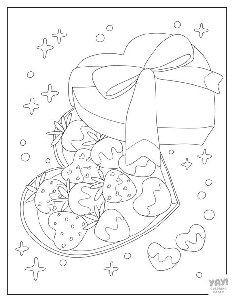 Valentine's Day Coloring Pages (Free Printables) Printable Colouring In Sheets, Digital Art Coloring Pages, Vday Coloring Pages, Valentines Colouring Pages, Coloring Pages Coquette, Coloring Pages Aesthetic Coquette, Coquette Coloring Page, Love Coloring Pages For Boyfriend, Coloring Pages Strawberry Shortcake