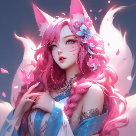 Ahri Anime, Ahri Skins, League Of Legends Heroes, League Of Legends Ahri, Ahri Wallpaper, Phoenix Wallpaper, League Of Legends Poster, Ahri Lol, Wild Rift