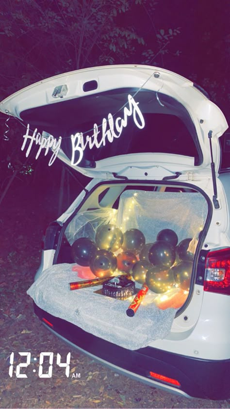 My Birthday Snap, Birthday Night Aesthetic, Birthday Snap Ideas, Happy Birthday Snapchat Stories, Fake Birthday Snap, New Car Snap, Birthday Snapchat Stories, Car Birthday Decorations Ideas, Happy Birthday Snap