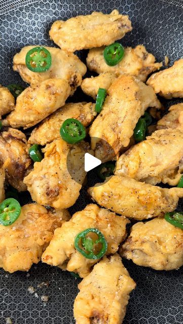 Stephanie | Easy recipes 🔪 on Instagram: "Do you ever wonder why your salt and pepper wings never taste the same as restaurants? Well the key is SUGAR in the seasoning mix. Yup, SAVE  this recipe to make the real deal at home! 🤗

➡️ Recipe: Salt & Pepper Wings 

* 2 lbs of chicken wingette’s and drumette’s 
* Peanut oil or any frying oil you prefer

Batter/marinade—
* 1 tsp baking powder
* 1 tsp garlic powder 
* 1 tsp chicken bouillon 
* 1/2 tsp ground white pepper
* 1/2 tsp onion powder 
* 1/2 tsp kosher salt 
* 2 tbsp shaoxing cooking wine 
* 1/2 cup water 
* 1 cup all-purpose flour
* 1/2 cup cornstarch 
* 1 tbsp cooking oil 

Salt & pepper Seasoning—
1 part kosher salt to 2 parts granulated sugar 
And 1/2 part coarse ground black pepper 

Make as much as you need for the seasoning! 
O Salt And Pepper Wings, Chicken Dinner For Two, Chicken Appetizer, Pepper Seasoning, Salt And Pepper Chicken, Chicken Wings Recipe, Chicken Appetizers, Takeout Food, Wings Recipe