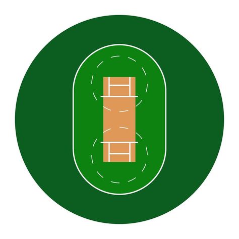 Cricket Field, Vector Art, White Background, Vector Free, Vector Illustration, For Free, Clip Art, White, Quick Saves