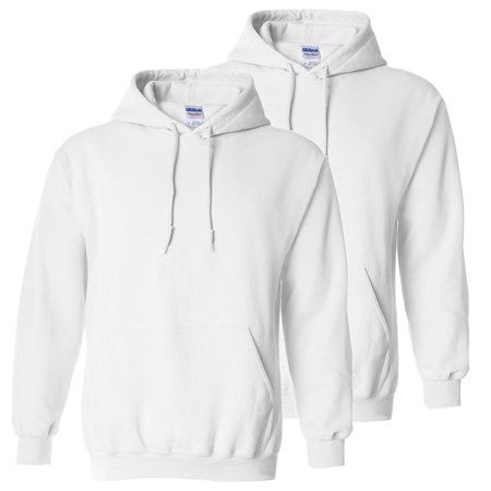 With a large front pouch pocket and drawstrings in a matching color, this Unisex Heavy Blend Hoodie is a sure crowd-favorite. Its soft, stylish, and perfect for cooler evenings., Pack of 2 Size: S.  Color: White.  Age Group: adult. Monogram Hoodie, Style Royal, Men Sweatshirt, Tracksuit Women, Branded Sweatshirts, Carolina Blue, White Hoodie, Casual Hoodie, White Sweatshirt