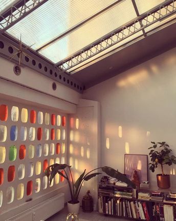 Solar Punk, Window Bars, Modern Stained Glass, Time Periods, Glass Brick, Interior Windows, Stained Glass Crafts, Glass Bathroom, Stained Glass Designs