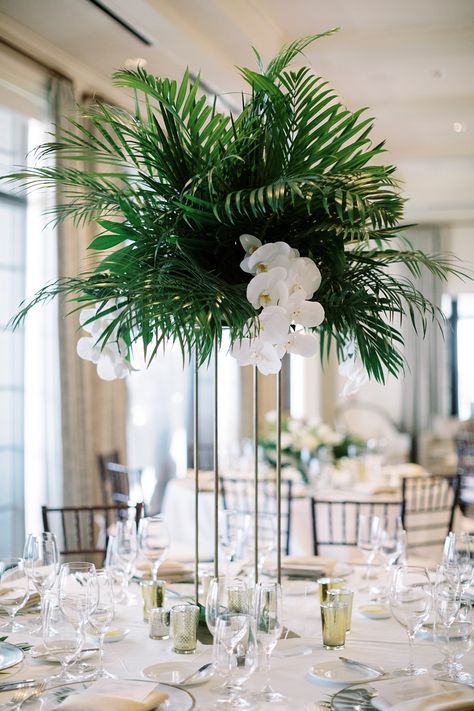 Royal Poinciana, Greenery Centerpiece, South Florida Wedding, Palm Beach Wedding, Beach Wedding Photos, Centre Pieces, Tropical Wedding, Bridal Flowers, Florida Wedding