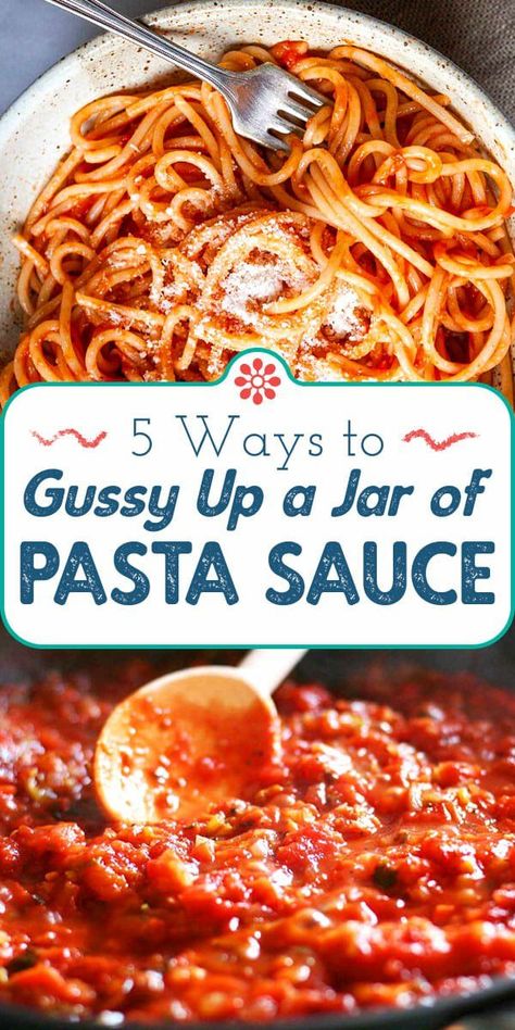 How to gussy up your pasta sauce! From adding a little fat to rethinking your spice game, we're sharing our five favorite tips for taking the quickest weeknight dinner savior up a notch. #pastasauce #simplyrecipes #pasta Red Pasta, Sauce Spaghetti, Red Sauce Pasta, Quick Pasta, Pasta Sauce Recipes, Sauteed Vegetables, Simply Recipes, Homemade Sauce, Spaghetti Sauce