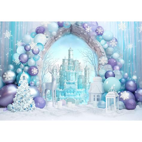 ❄️✨ Dive into a world of ice and magic with our newly designed Frozen-themed photography background! ⛄️🌨️ Perfect for capturing stunning studio photos or transforming your party space into a winter wonderland, these backdrops bring the enchanting beauty of Arendelle to life. 📸💙 From Elsa’s frosty powers to Anna’s adventurous spirit, every detail is designed to make your event or photo session unforgettable. Let it go and embrace the chill with a touch of Frozen magic! ❄️👑 #lisabackdropdesigns... Elsa Backdrop, Frozen Party Backdrop, Princess Castle Backdrop, Frozen Decor, Frozen Background, Elsa Birthday Party, Girl Baby Shower Centerpieces, Castle Backdrop, Themed Photography