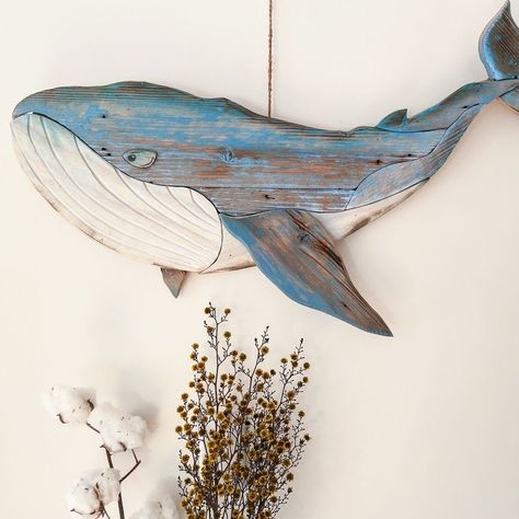 Driftwood Whale, Whale Wall Decor, Wood Whale, Whale Decor, Whale Wall Art, Wooden Whale, Wood Fish, Reclaimed Wood Art, Wall Art Wood