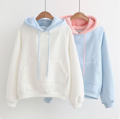 Pastel Clothes, Pullovers Outfit, Cute Hoodies, Trendy Hoodies, Pastel Outfit, Pastel Fashion, Big Pocket, Kawaii Clothes, Pink Hoodie