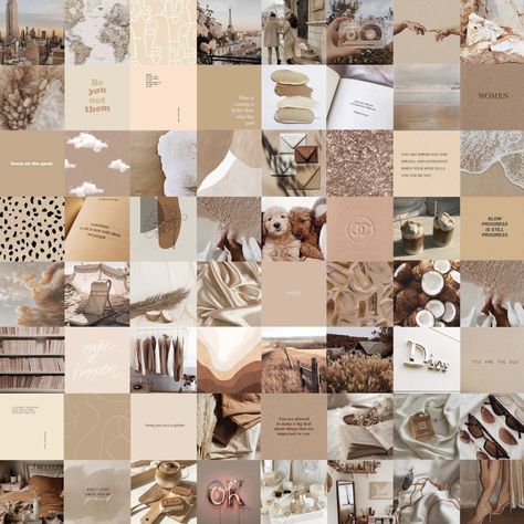 Aestethic Pictures, Neutral Wallpapers, Aesthetic Walls, Collage Decor, Wall Collage Decor, Wallpaper Boho, Wall Pics, Aesthetic Neutral, Laptop Wallpapers