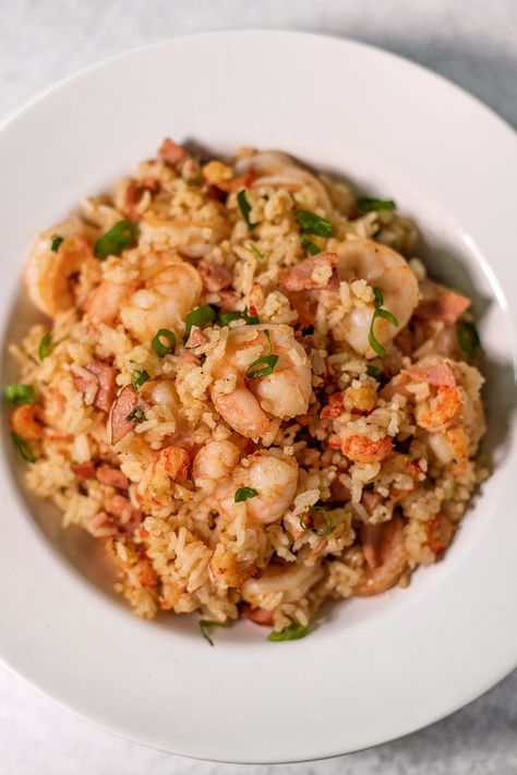 Seafood Rice Recipe - Coop Can Cook Seafood Rice Recipe Southern, Crawfish Monica, Seafood Rice Recipe, Coop Can Cook, Seafood Rice, Food Seafood, Shrimp And Rice, Quick Meal, Cajun Recipes