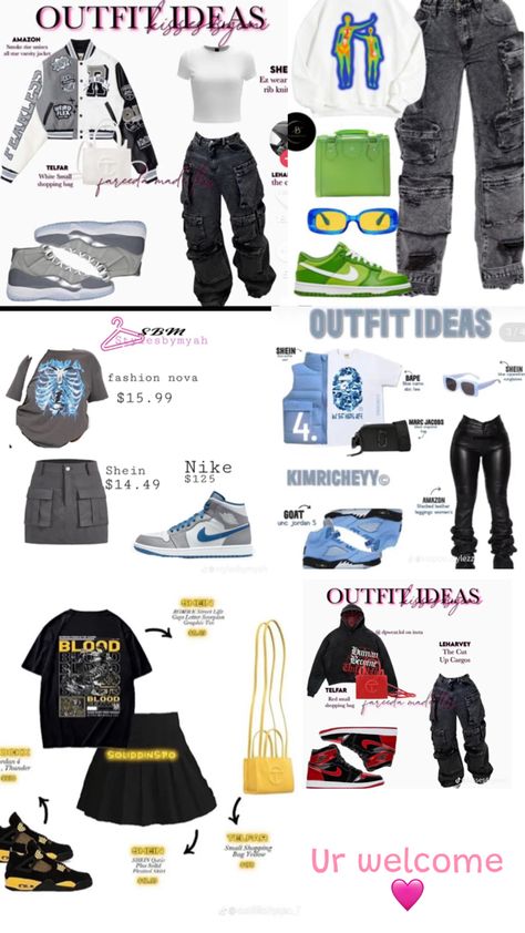 🩷🩷 Outfits Ideas Black, Cute Outfits Ideas, Birthday Outfit For Teens, Simple Outfits For School, Teen Swag Outfits, Cute Nike Outfits, Fasion Outfits, Trendy Outfits For Teens, Cute Lazy Day Outfits