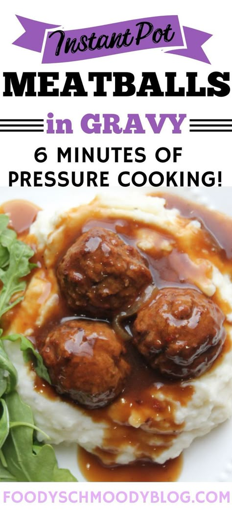 Meatball Dinner Ideas Instant Pot, Insta Pot Meatballs And Sauce, Meatballs In Instant Pot Frozen, Insta Pot Meatballs Frozen, Instant Pot Frozen Meatballs And Pasta, Instapot Meatballs And Gravy, Meatballs And Rice Instant Pot, Instapot Meatball Recipes, Salisbury Meatballs Instant Pot