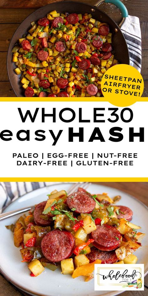 Gluten Free Egg Free Breakfast, Nut Free Breakfast, Gluten Free Dairy Free Dinner, Eggless Breakfast, The Whole 30, Egg Free Breakfast, Whole 30 Meal Plan, Breakfast Easy, Whole 30 Breakfast