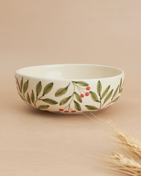 Hello, Beautiful 🤩 Our latest launch is a stunning hand painted breakfast set leaves that remind of the lush greens in our lives. Shop on our website #NurtureIndia #homedecor #homeinspiration #homeinspiration #homesweethome #olivetree #handpaintedceramics #ceramicart #artisansconnect #artisanmade #handmade #madeinindia Meal Salads, Salad Bowls Ceramic, Ceramic Painting Ideas, Leaf Bowl, Leaf Bowls, One Pot Meal, Breakfast Set, Painted Pottery, Pottery Crafts