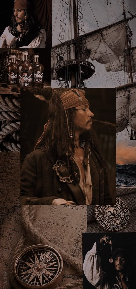 Pirates Of The Caribbean Iphone Wallpaper, Caption Jack Sparrow Wallpaper, Jack Sparrow Lockscreen, Jack Sparrow Aesthetic Wallpaper, Capitan Jack Sparrow Wallpaper, Pirates Of The Caribbean Collage, Jack Sparrow Wallpaper Iphone, Pirate Wallpaper Iphone, Pirates Of The Caribbean Aesthetic Wallpaper