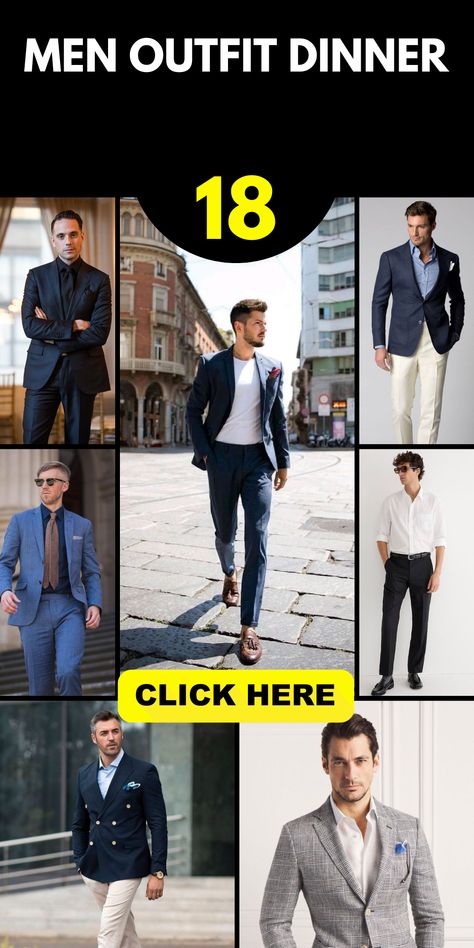 [AffiliateLink] Strike The Perfect Balance Between Casual And Formal With This Smart-Casual Men's Outfit, Ideal For A Dinner Date. Opt For A Stylish Black Shirt Paired With Well-Fitted Trousers For A Sleek And Sophisticated Look. Complete The Ensemble With A Blazer Or A Stylish Jacket To Add A Touch Of Class. Whether It's A Romantic Evening Or A Casual Dinner, This Outfit Is Sure To Impress With Its Timeless Style. #mendatenightoutfit Smart Casual Menswear Wedding, Cocktail Party Outfit Classy Men, Smart Dinner Outfits Men, Dinner Outfit For Men Classy, Evening Cocktail Attire Men, Evening Casual Dinner Outfit Men, Men's Dinner Outfit, Men’s Dinner Party Outfit, Smart Cocktail Outfit