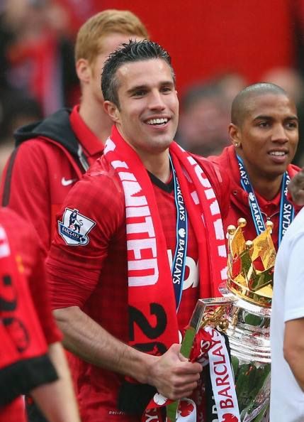 Oh Robin van Persie Manchester United Champions, Manchester United Premier League, Robin Van Persie, Van Persie, Manchester United Legends, Manchester United Wallpaper, Manchester United Players, Football Legends, Sir Alex Ferguson