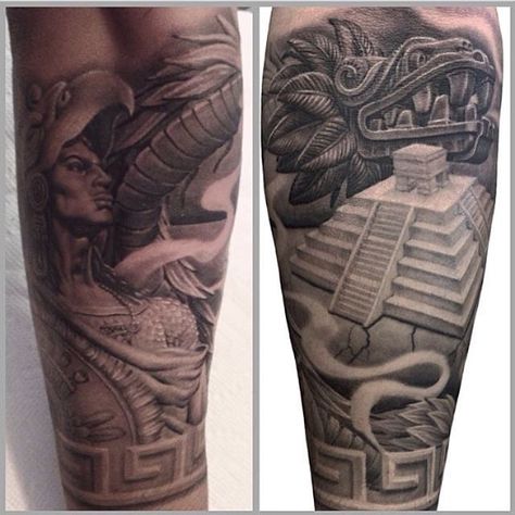 Pyramid Mayan Pyramid Tattoo, Mayan Quetzalcoatl, Pyramid Tattoos, Aztec Warrior Tattoo, Aztec Tattoos Sleeve, Pyramid Tattoo, Mayan Tattoos, Aztec Tattoos, Inca Tattoo