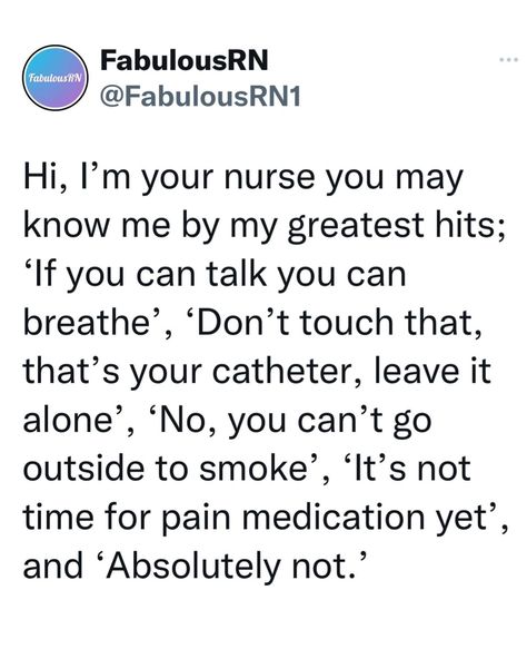 Nursing Jokes, Healthcare Memes, Nurse Meme, Cna Humor, Nursing Funny, Night Shift Humor, Nurse Teaching, Nurse Things, Hospital Humor