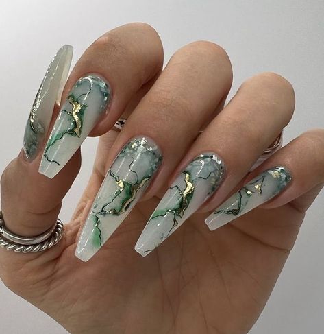 Pedicure And Manicure, Lily Nails, Long Stiletto Nails, Almond Acrylic Nails, Marble Nails, Fire Nails, Fancy Nails, Dope Nails, Best Acrylic Nails