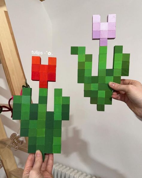 tulips from Minecraft 💐 Tulips, Minecraft