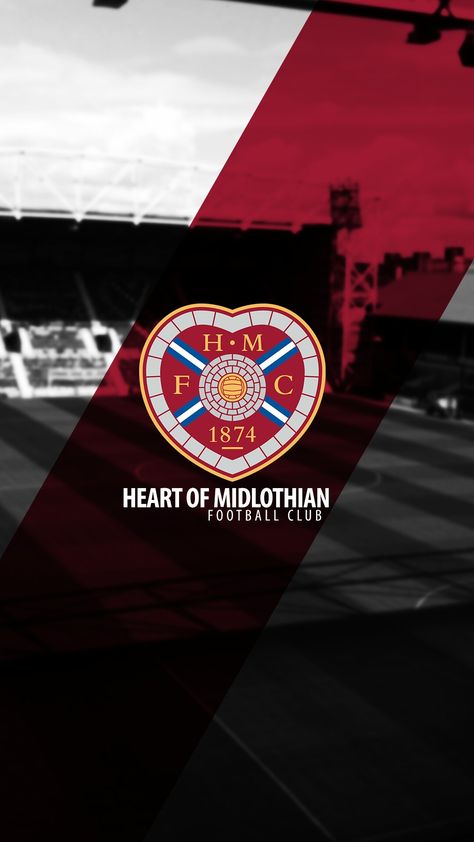 Heart Of Midlothian, Soccer Wallpaper, Scottish Football, Hearts Wallpaper, Soccer Art, 10 Points, Only Hearts, Football Logo, Football And Basketball