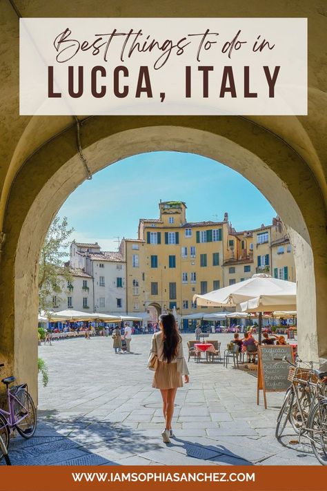 Ultimate travel guide to visiting Tuscany's hidden gem called Lucca All About Italy, Lucca Italy, Cruise Destinations, Italy Travel Guide, European Vacation, European Destinations, No Doubt, Florence Italy, Three Days