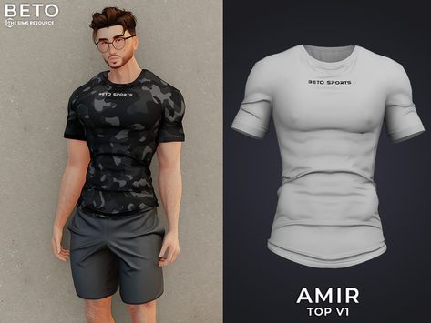 Men's sportswear, enjoy it  Found in TSR Category 'Sims 4 Male Elder Everyday' Sims 4 Workout Cc Male, Sims 4 Cc Everyday Clothes Male, Sims 4 Male Gym Clothes, Sims 4 Men Tops, Sims 4 Male Athletic Cc, Sims 4 Cc Tshirt Men, Sims 4 Cc Athletic Wear Male, Sims 4 Cc Compression Shirt Male, Hot Male Sims 4 Cc