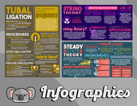 Steady State Theory, String Theory, Graphic Design Fun